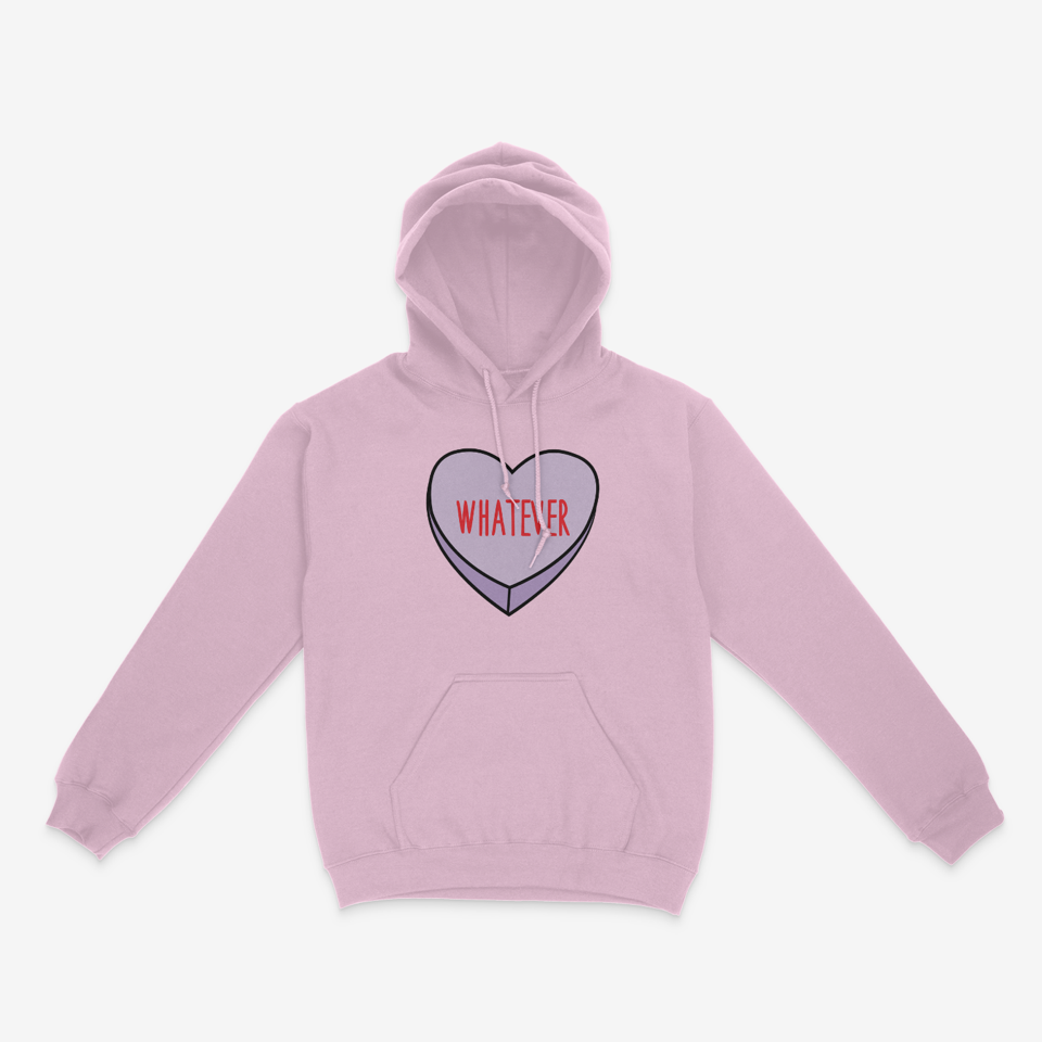 Whatever Candy Heart Hoodie