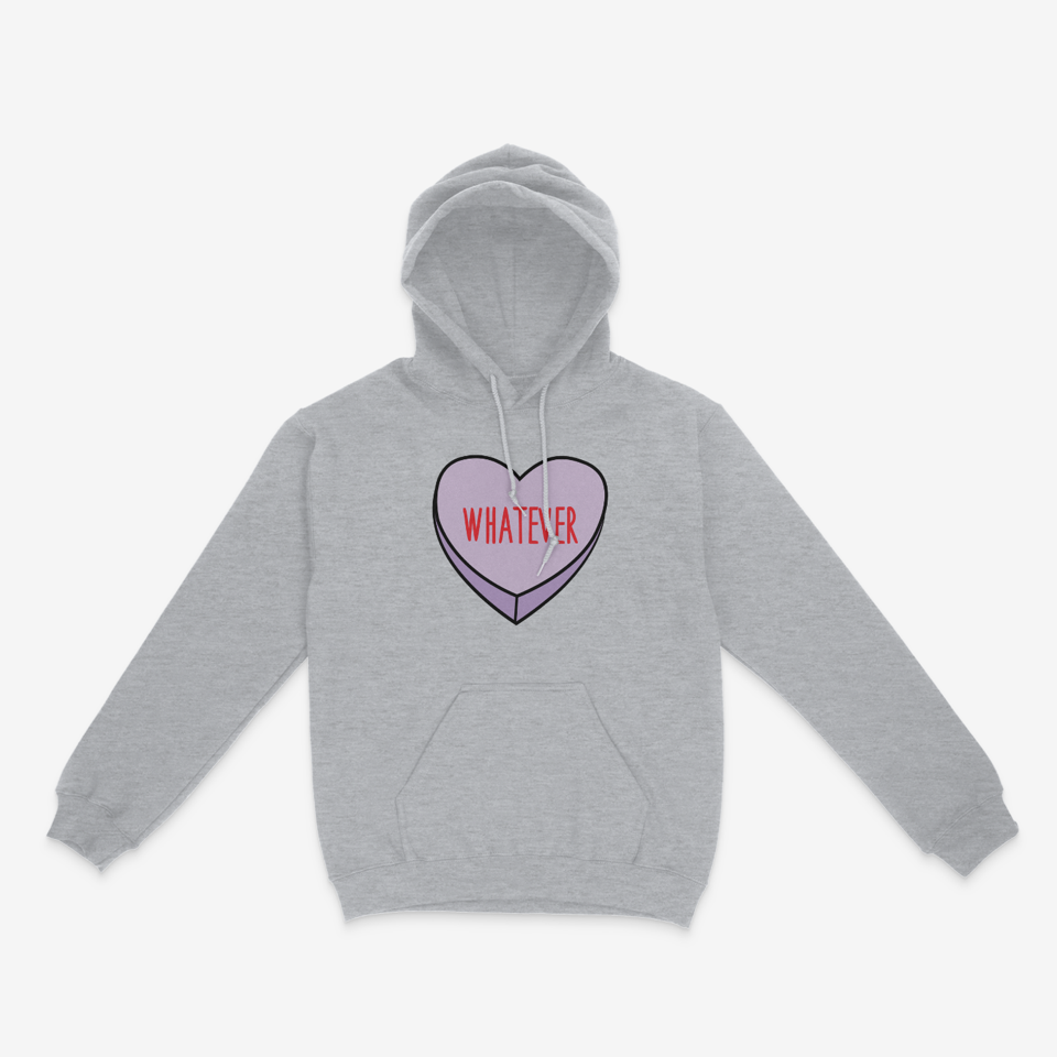 Whatever Candy Heart Hoodie