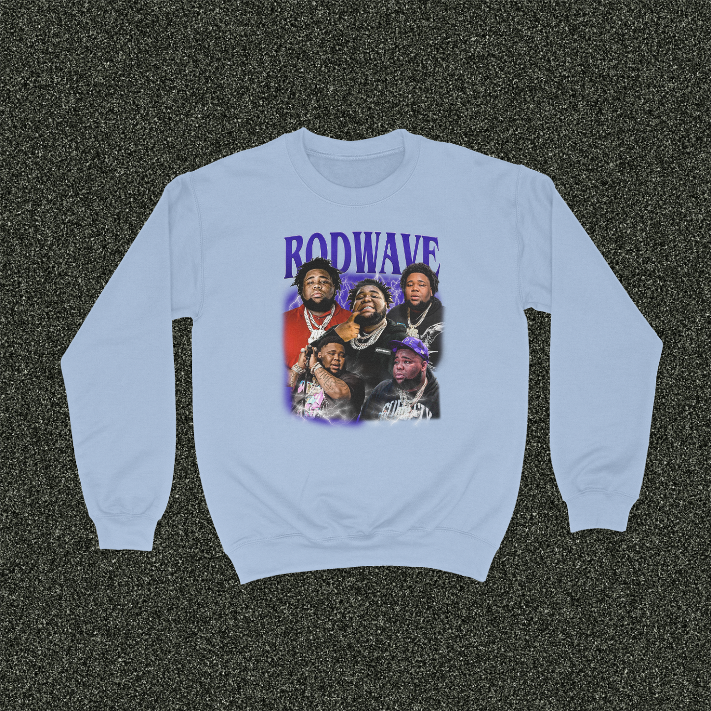 Rod Wave Light Blue Crewneck